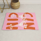 Cin Cin Cheers Martini Cocktail Print Rug Gallery Image 1