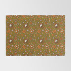 Candy Corn Flower Print Rug Gallery Image 2