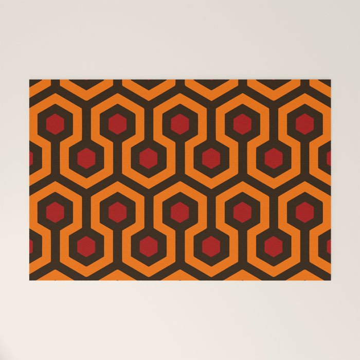 Carpet Pattern by Hicks Artwork for Wall Art, Prints, Posters, Tshirts, Men, Women, Kids Welcome Mat Gallery Image 1