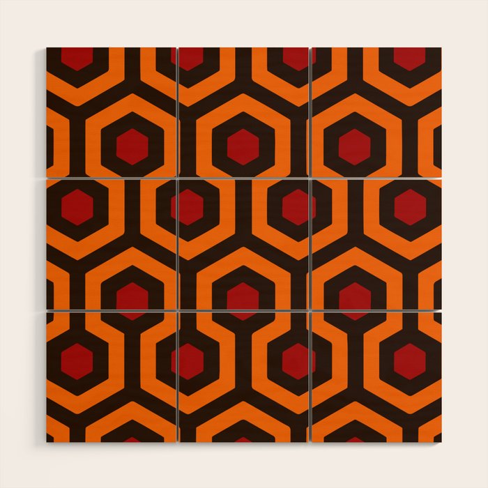 Carpet Pattern by Hicks Artwork for Wall Art, Prints, Posters, Tshirts, Men, Women, Kids Wood Wall Art Gallery Image 1