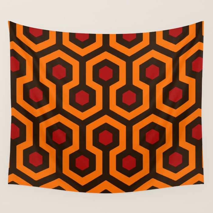 Carpet Pattern by Hicks Artwork for Wall Art, Prints, Posters, Tshirts, Men, Women, Kids Wall Tapestry Gallery Image 4