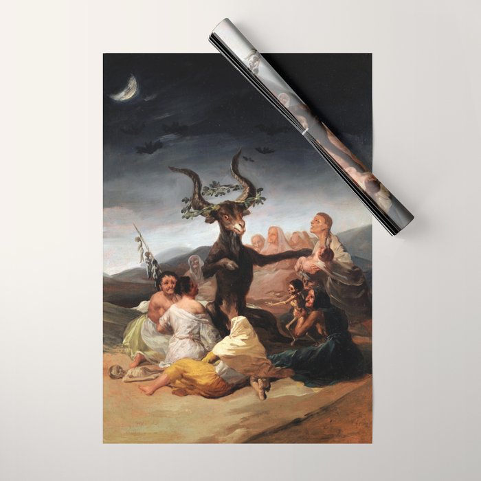Francisco de Goya - Witches' Sabbath 1798 Wrapping Paper Gallery Image 1