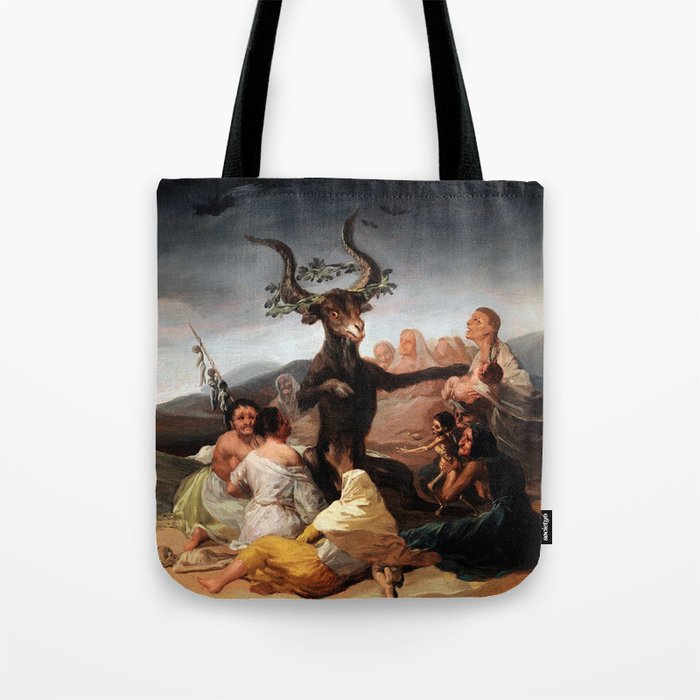 Francisco de Goya - Witches' Sabbath 1798 Tote Bag Gallery Image 1
