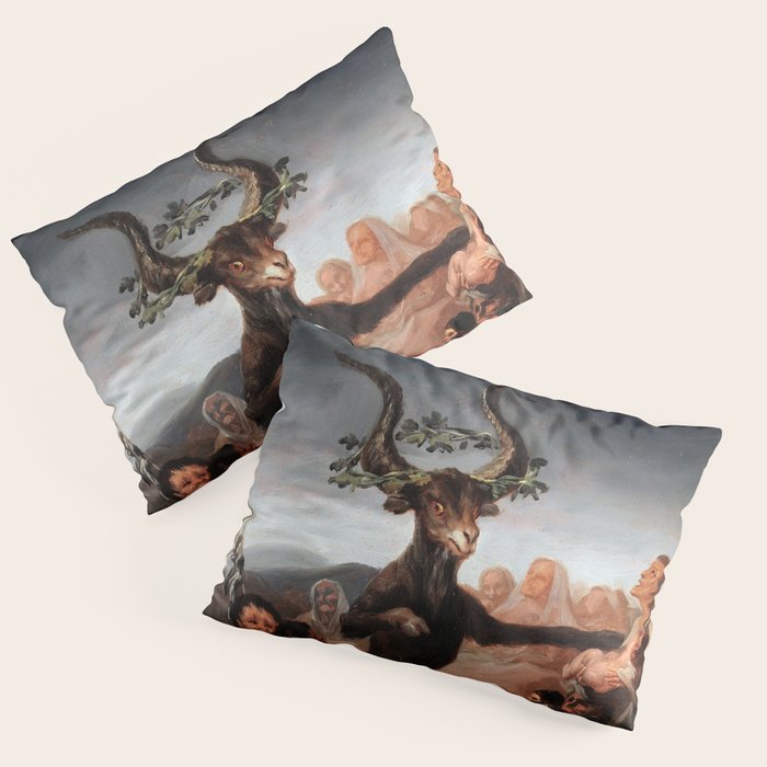 Francisco de Goya - Witches' Sabbath 1798 Pillow Sham Gallery Image 3