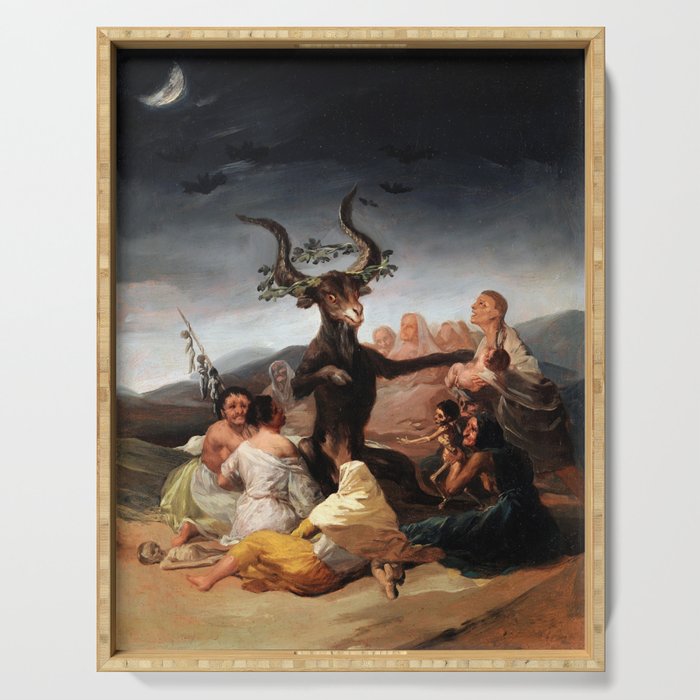 Francisco de Goya - Witches' Sabbath 1798 Serving Tray Gallery Image 1