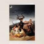 Francisco de Goya - Witches' Sabbath 1798 Stationery Card Gallery Image 2