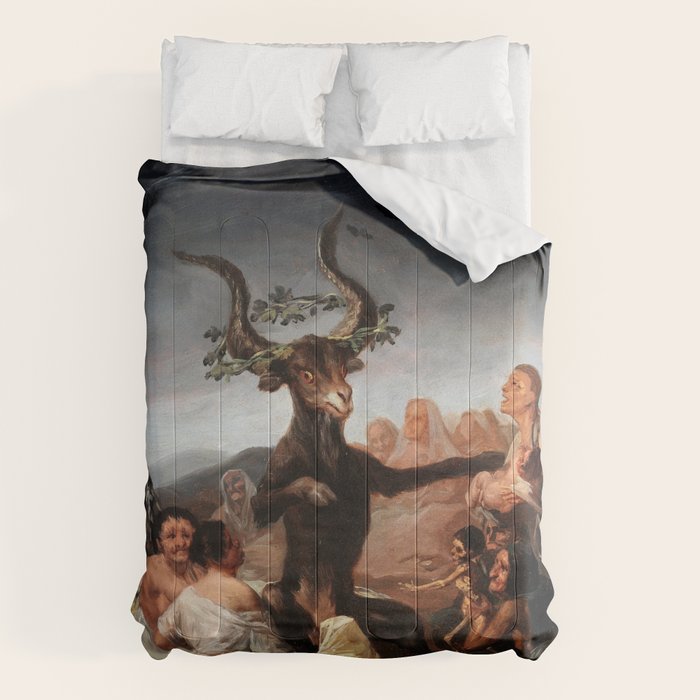 Francisco de Goya - Witches' Sabbath 1798 Comforter Gallery Image 1