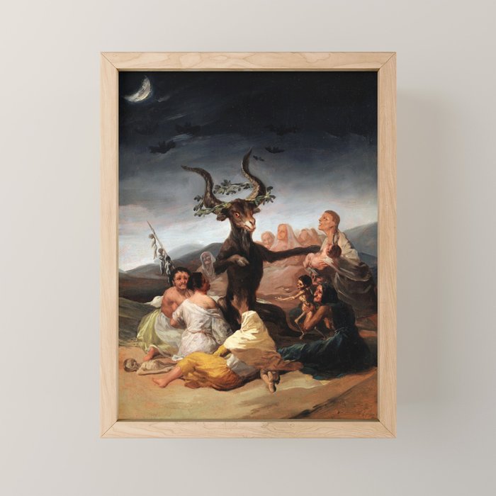 Francisco de Goya - Witches' Sabbath 1798 Mini Art Print Gallery Image 1