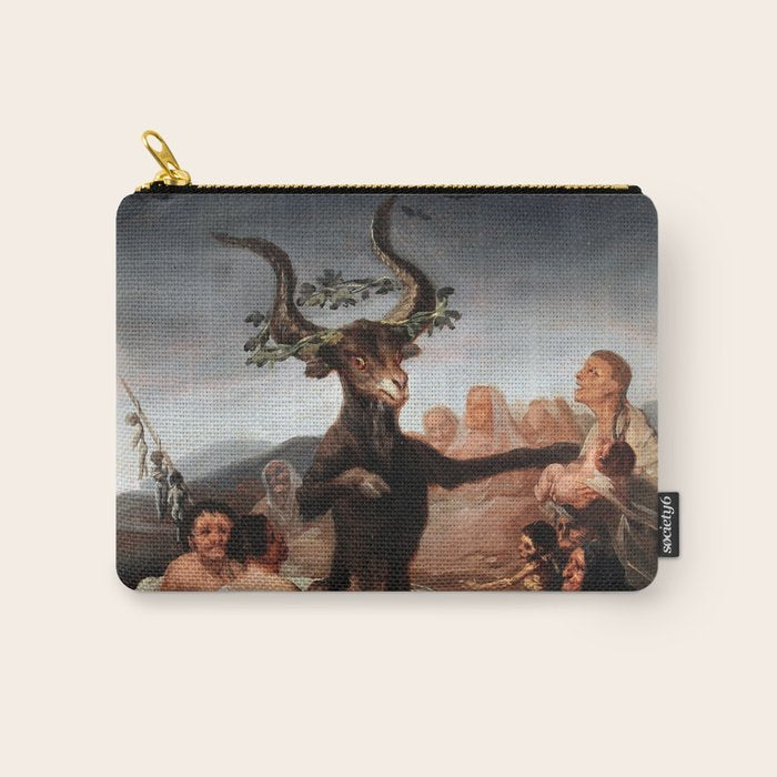 Francisco de Goya - Witches' Sabbath 1798 Carry All Pouch Gallery Image 1