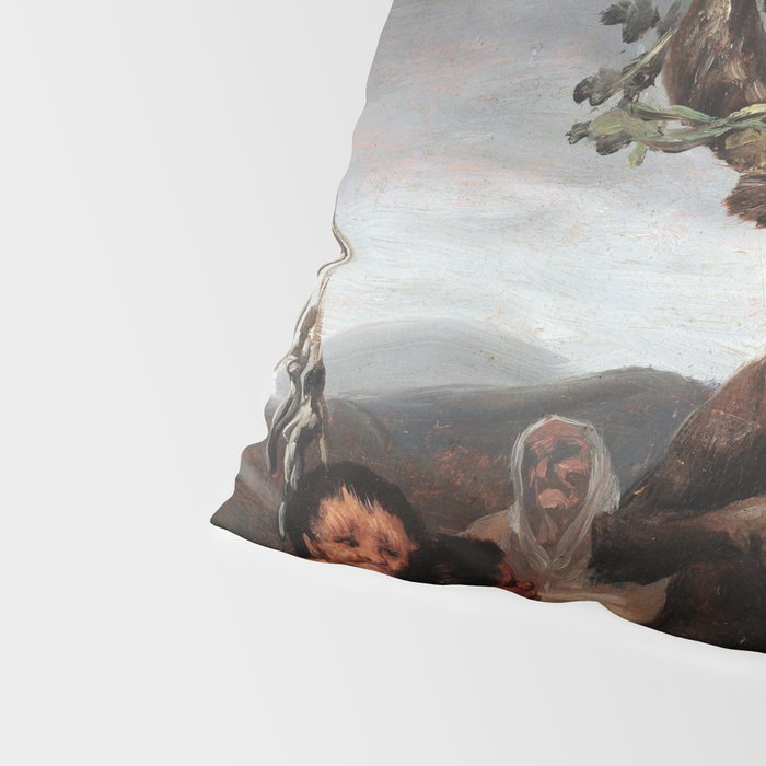 Francisco de Goya - Witches' Sabbath 1798 Pillow Sham Gallery Image 4
