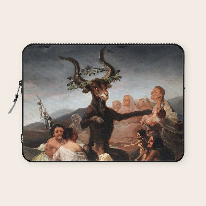 Francisco de Goya - Witches' Sabbath 1798 Laptop Sleeve Gallery Image 1