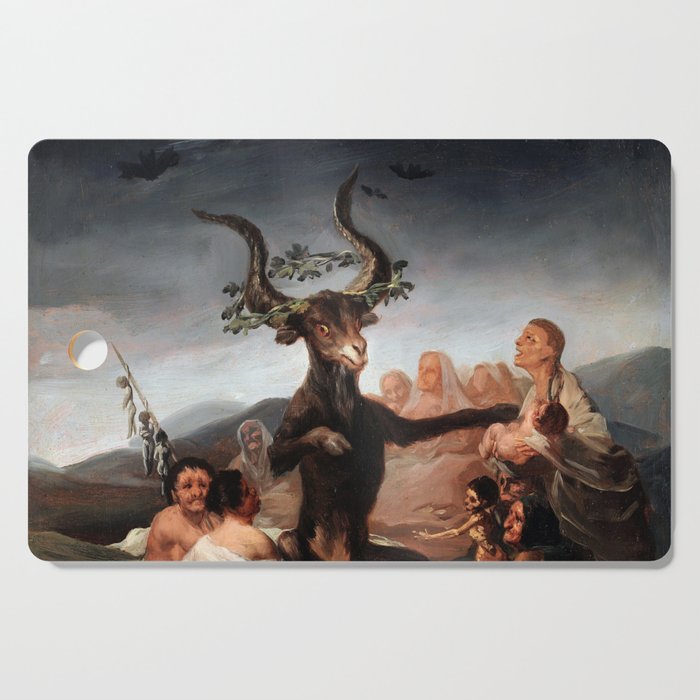 Francisco de Goya - Witches' Sabbath 1798 Cutting Board Gallery Image 1