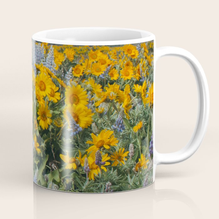 Oregon Spring Wildflower Hillside Coffee Mug Gallery Image 1