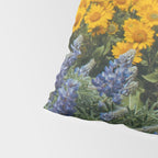 Oregon Spring Wildflower Hillside Pillow Sham Gallery Image 4