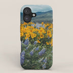 Oregon Spring Wildflower Hillside iPhone Case Gallery Image 1