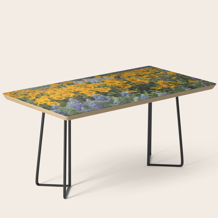 Oregon Spring Wildflower Hillside Coffee Table Gallery Image 1