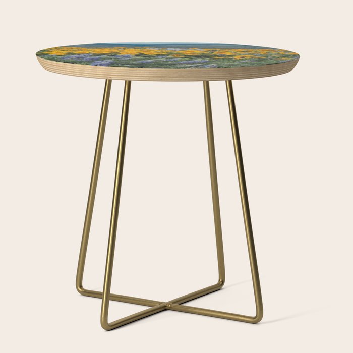 Oregon Spring Wildflower Hillside Side Table Gallery Image 1