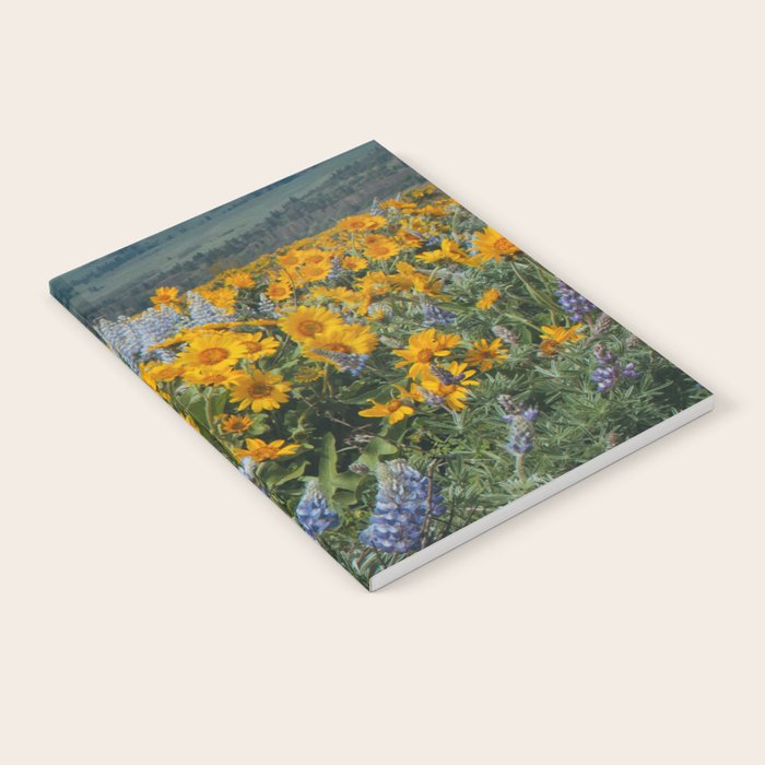 Oregon Spring Wildflower Hillside Notebook Gallery Image 2