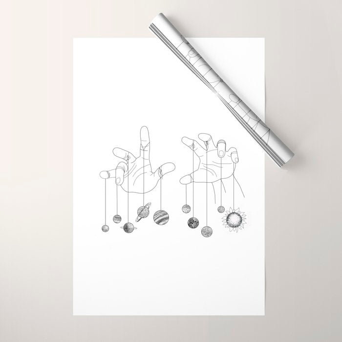 Solar System II Wrapping Paper Gallery Image 1