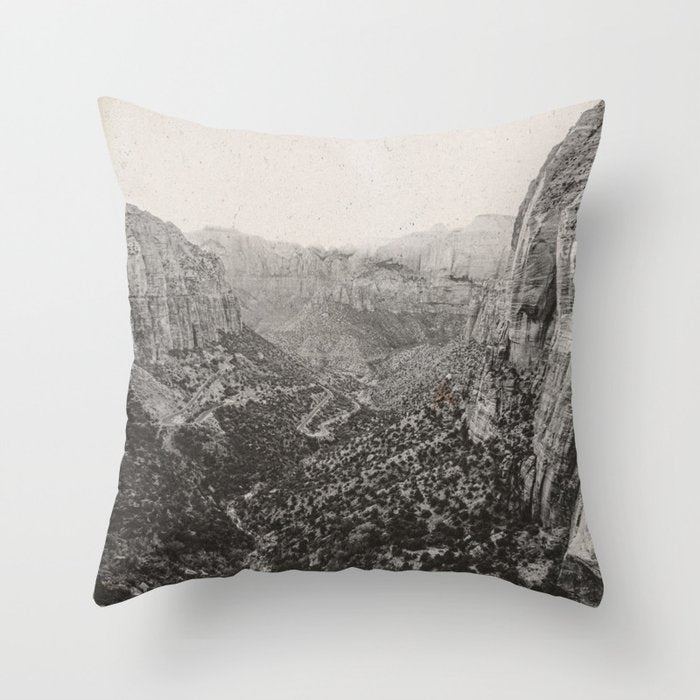 ZION / Utah Desert Throw Pillow Gallery Image 1