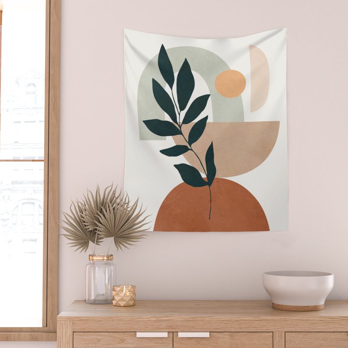 Soft Shapes IV Wall Tapestry Gallery Image 2