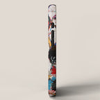 Antique Moroccan Boucherouitte Rug Print iPhone Case Gallery Image 2