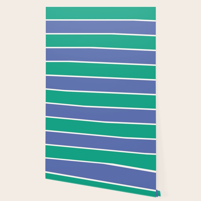 Color Block VI Green Blue Wallpaper Gallery Image 2