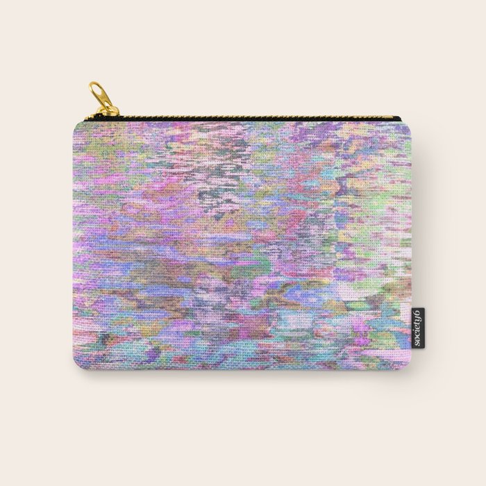 Pastel Pond Pink Glow Carry All Pouch