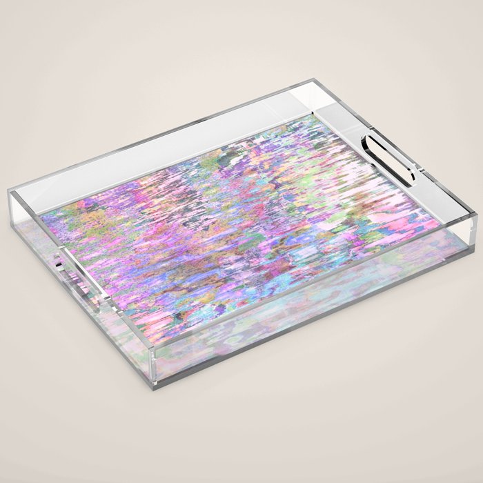 Pastel Pond Pink Glow Acrylic Tray Gallery Image 1