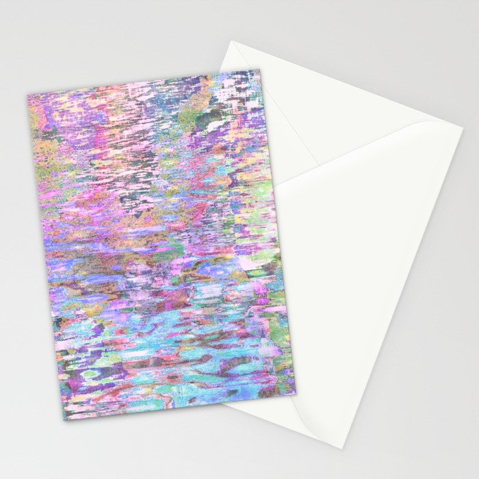 Pastel Pond Pink Glow Stationery Card Gallery Image 2