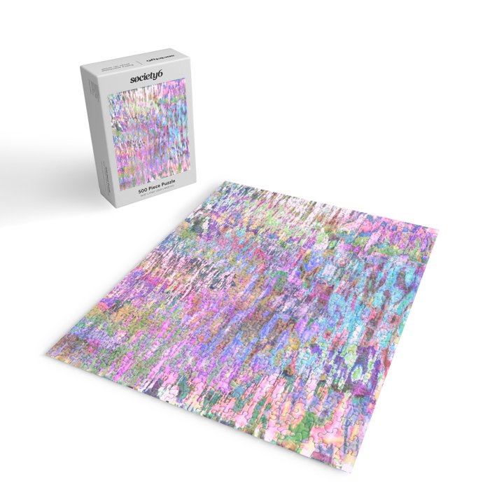 Pastel Pond Pink Glow Jigsaw Puzzle Gallery Image 2