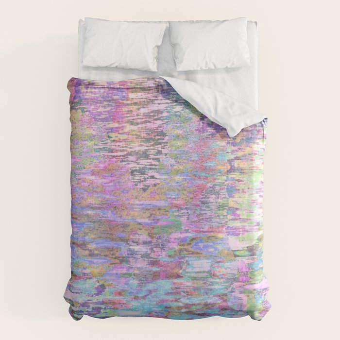 Pastel Pond Pink Glow Duvet Cover Gallery Image 6