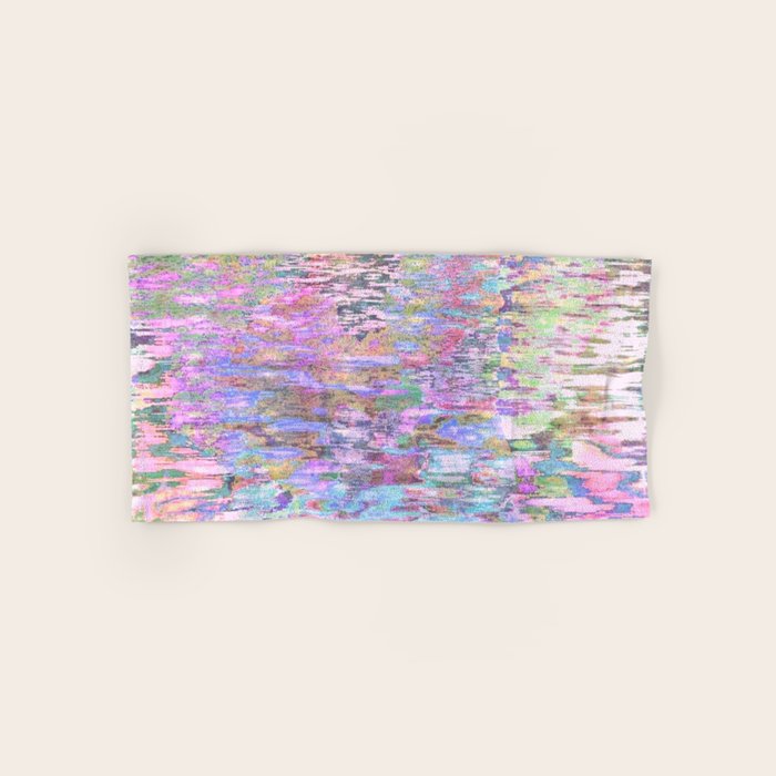 Pastel Pond Pink Glow Bath Towel Gallery Image 1