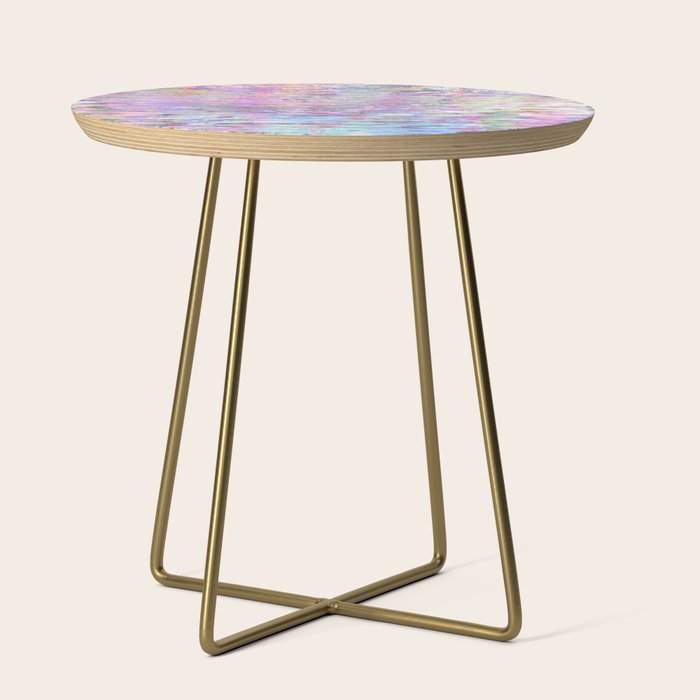Pastel Pond Pink Glow Side Table Gallery Image 1