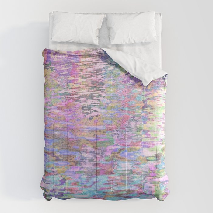 Pastel Pond Pink Glow Comforter Gallery Image 1