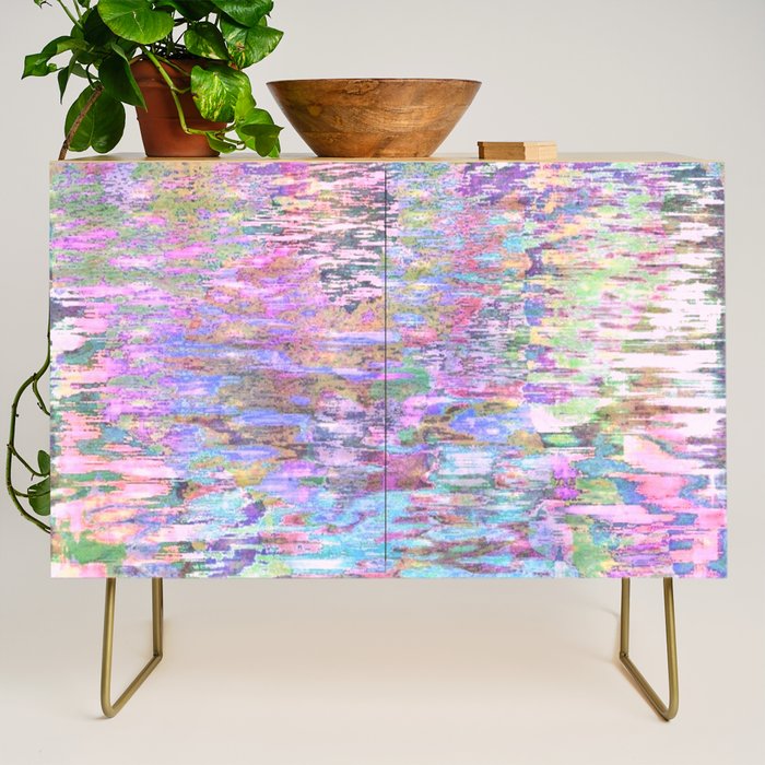 Pastel Pond Pink Glow Credenza Gallery Image 1