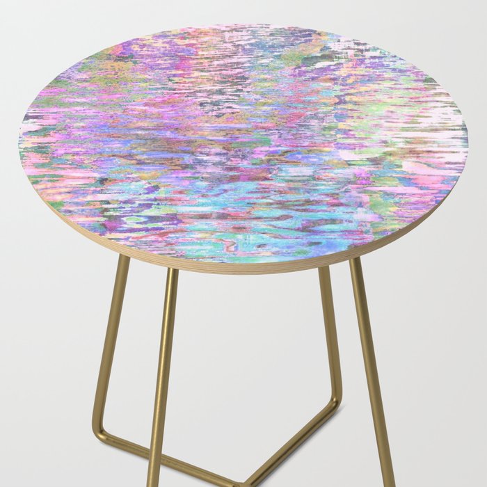 Pastel Pond Pink Glow Side Table Gallery Image 2