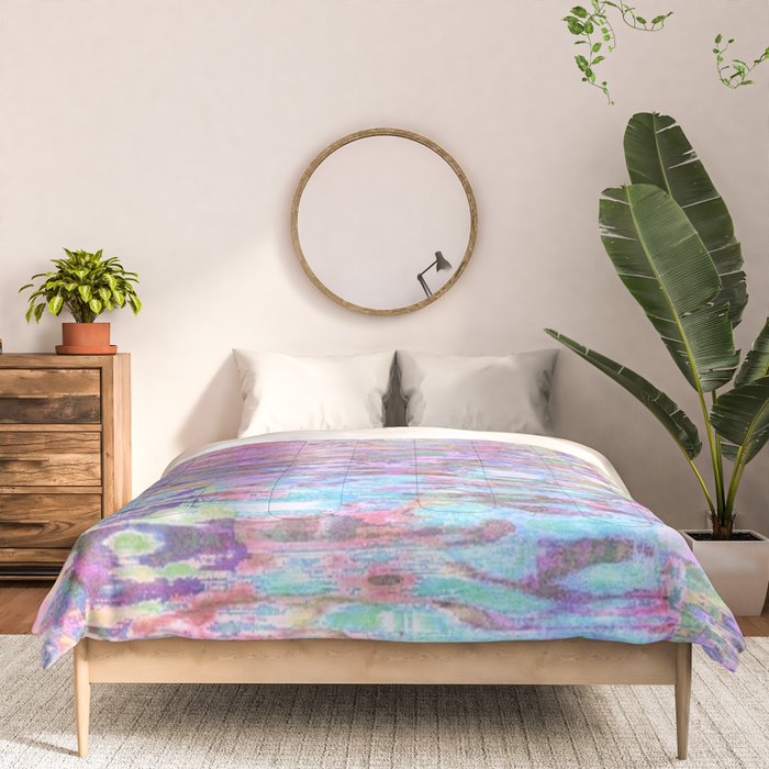 Pastel Pond Pink Glow Comforter Gallery Image 3