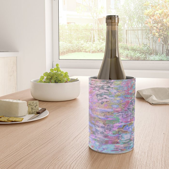 Pastel Pond Pink Glow Wine Chiller Gallery Image 4