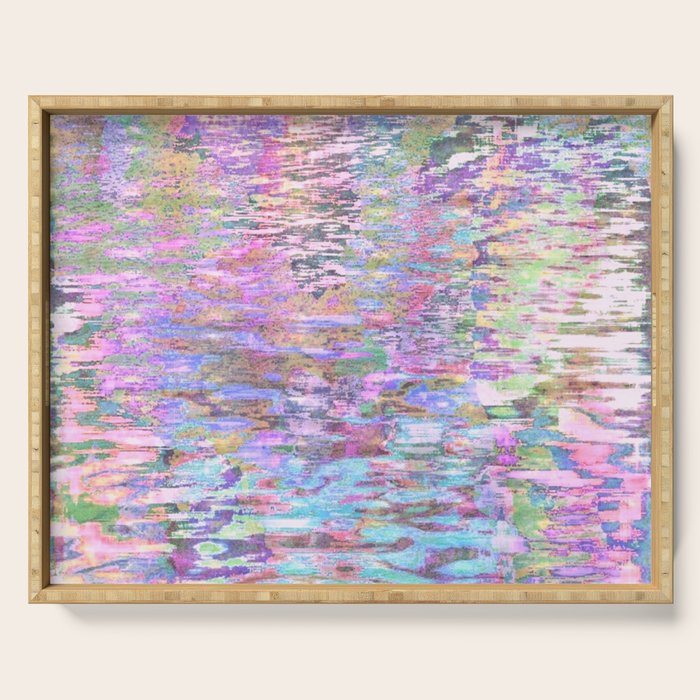 Pastel Pond Pink Glow Serving Tray Gallery Image 1