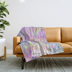 Pastel Pond Pink Glow Throw Blanket Gallery Image 1