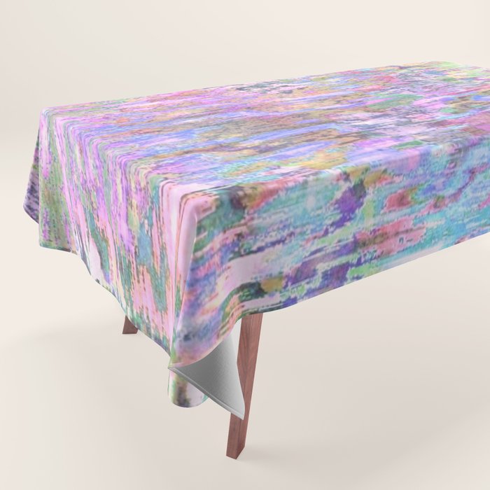 Pastel Pond Pink Glow Tablecloth Gallery Image 1