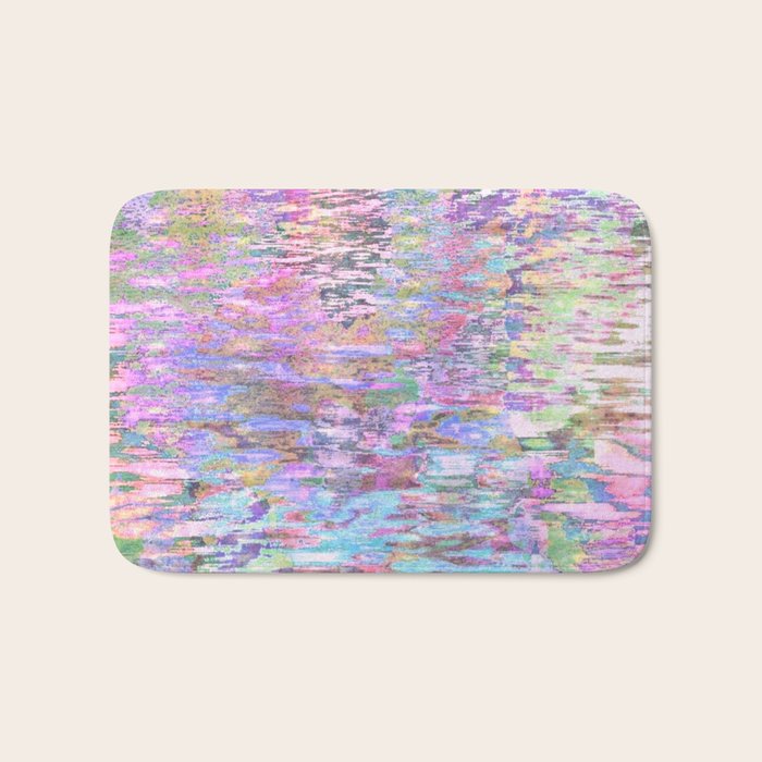 Pastel Pond Pink Glow Bath Mat Gallery Image 1