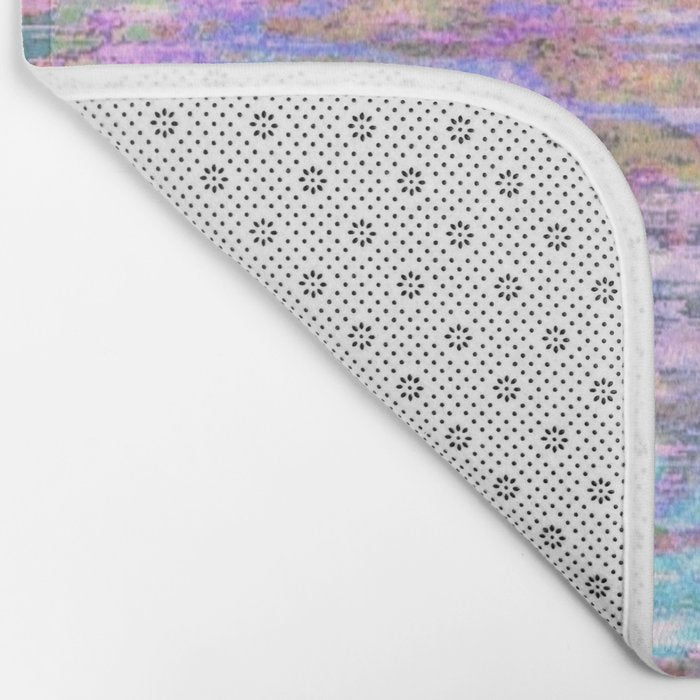 Pastel Pond Pink Glow Bath Mat Gallery Image 2