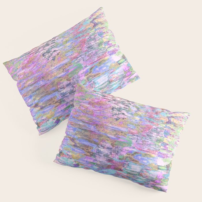 Pastel Pond Pink Glow Pillow Sham Gallery Image 1