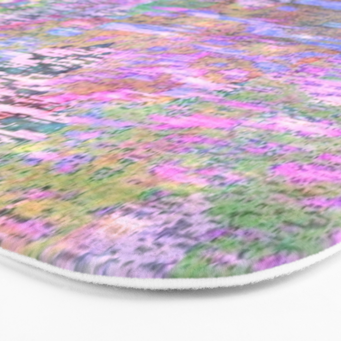 Pastel Pond Pink Glow Bath Mat Gallery Image 3