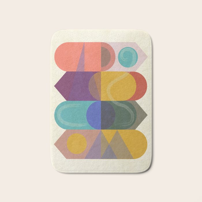 CITY TOTEM #society6 #buyart Bath Mat Gallery Image 1