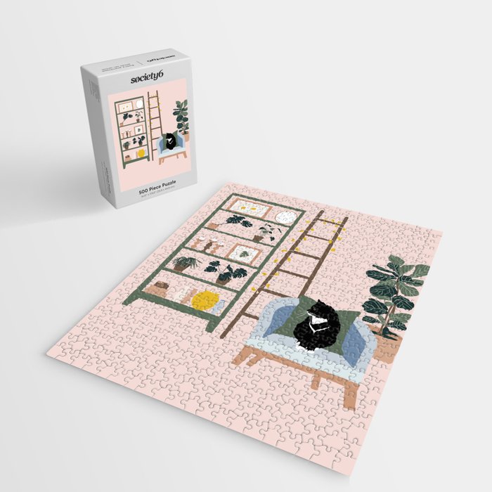 cat chilling out in the living room Jigsaw Puzzle Gallery Image 2