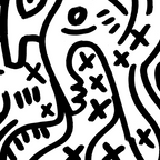 Graffiti Street Art Black and White Coffee Mug Gallery Image 2