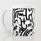 Graffiti Street Art Black and White Coffee Mug Gallery Image 3